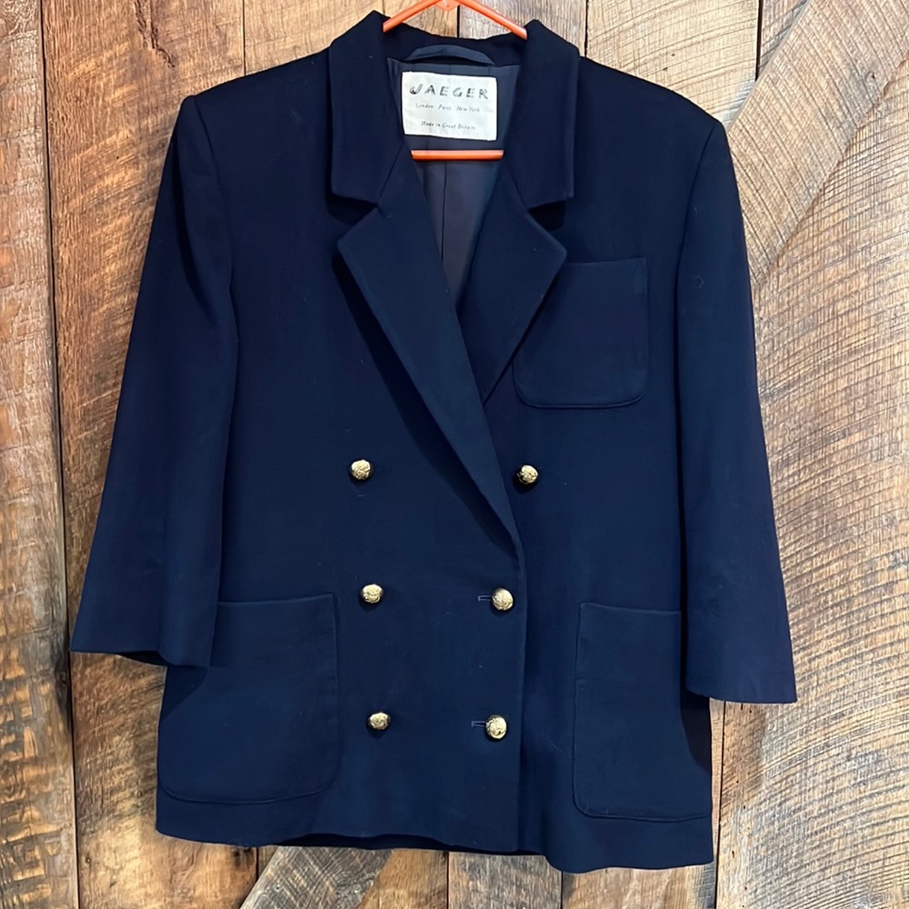 Vintage Jaeger double breasted blazer